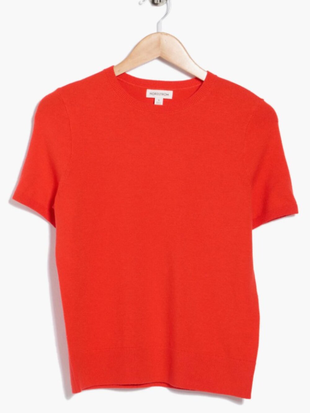 XL Red Nordstrom Rack Short Sleeve Sweater